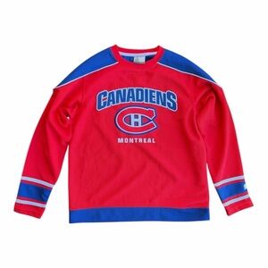 VTG Montreal Canadiens NHL Mighty Mac Red Hockey Jersey Youth Size: L (14-16)
